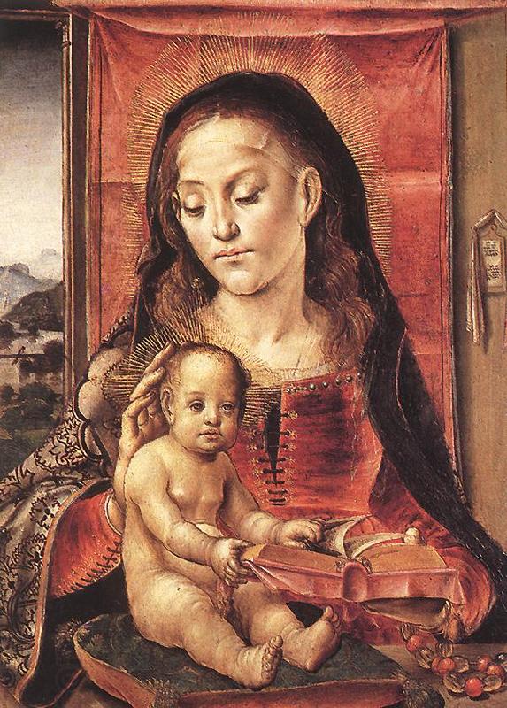 BERRUGUETE, Pedro Virgin and Child China oil painting art